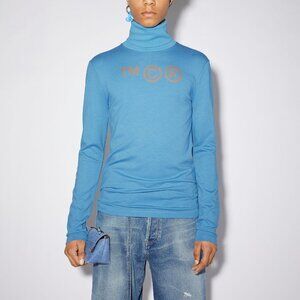 BNWT AW21 ACNE STUDIOS SYNTHETIC TURTLENECK TSHIRT XL